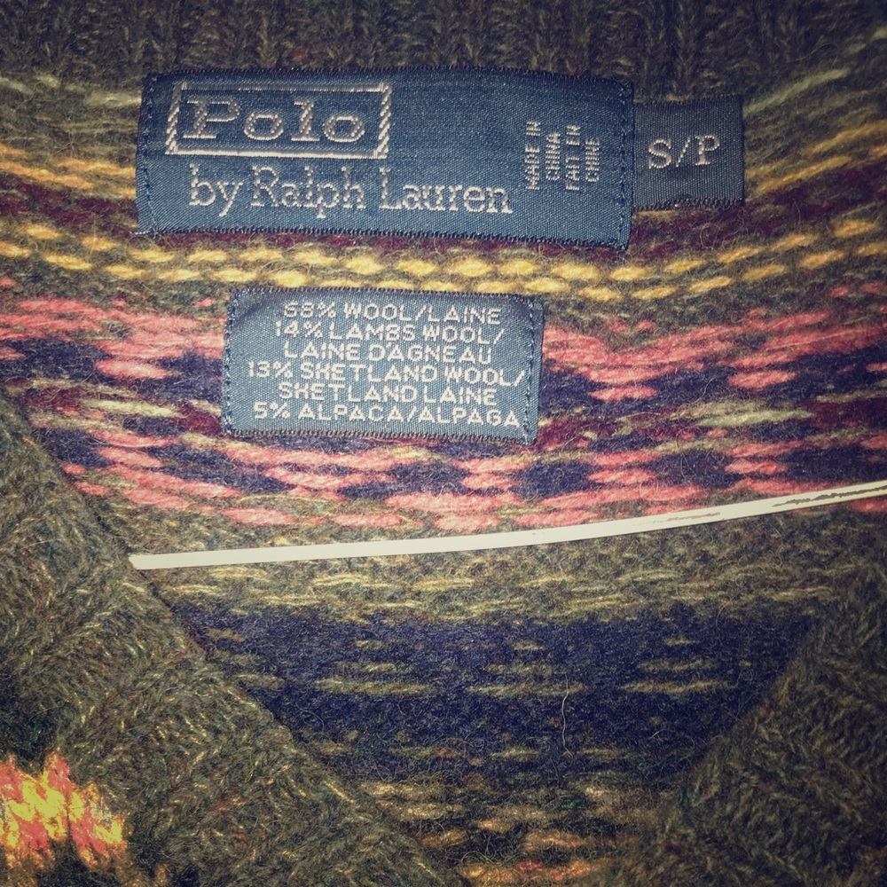 Vintage Polo  Ralph Lauren V neck sweater